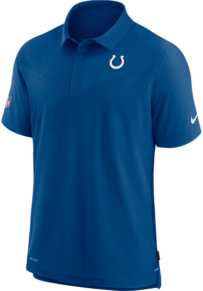 Nike Indianapolis Colts Mens Blue UV Short Sleeve Polo
