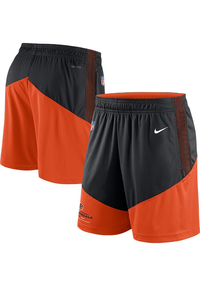 Nike Cincinnati Bengals Mens Black KNIT Shorts