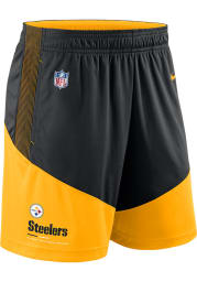 Nike Pittsburgh Steelers Mens Black KNIT Shorts
