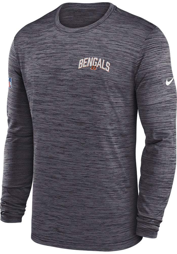 Nike Bengals Velocity Long Sleeve T-Shirt - Men's