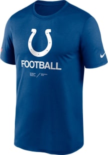 Nike Indianapolis Colts Blue SIDELINE LEGEND Short Sleeve T Shirt