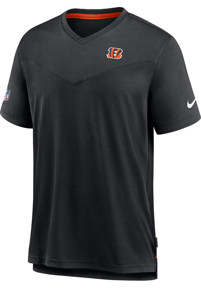 Cincinnati Bengals Nike Dri-FIT UV Coach Short Sleeve T Shirt - Mens