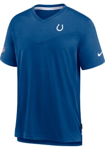 Nike Indianapolis Colts Blue SIDELINE UV COACH Short Sleeve T Shirt