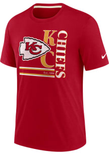 Nike Kansas City Chiefs Red Rewind Team Shout Out Short Sleeve Fashion T Shirt
