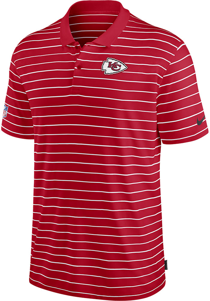 Nike Kansas City Chiefs Mens Red VICTORY Short Sleeve Polo