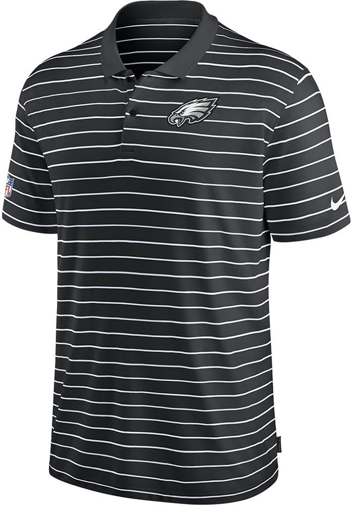 Nike Philadelphia Eagles Mens Black VICTORY Short Sleeve Polo
