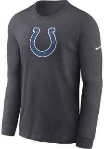 Nike Indianapolis Colts Grey TEAM LOGO Long Sleeve T Shirt