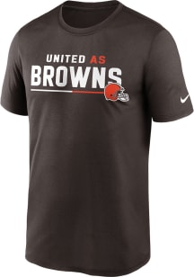 Nike Cleveland Browns Brown SHOUTOUT Short Sleeve T Shirt