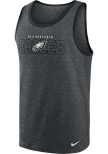 Nike Philadelphia Eagles Mens Grey TRIBLEND Short Sleeve Tank Top