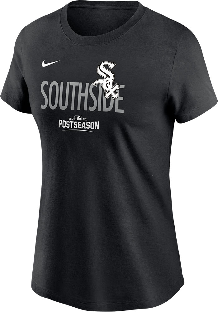 Nike Chicago White Sox Womens Black Dugout Short Sleeve T-Shirt