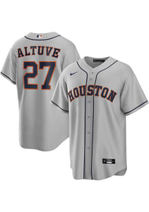 Jose Altuve Houston Astros Mens Replica Road Jersey - Grey