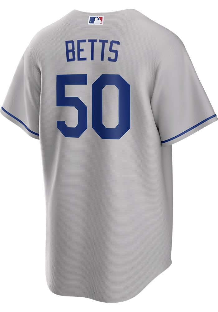 Mookie Betts Dodgers Replica Road Jersey