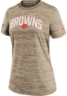 Nike Cleveland Browns Womens Brown Velocity T-Shirt