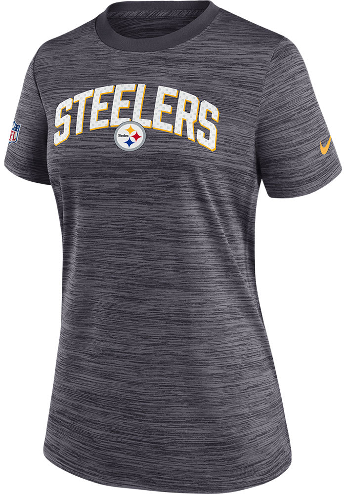 Nike Pittsburgh Steelers Womens Black Velocity T-Shirt