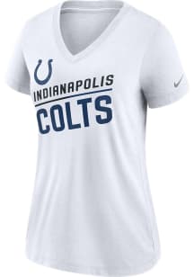 Nike Indianapolis Colts Womens White Primetime Short Sleeve T-Shirt