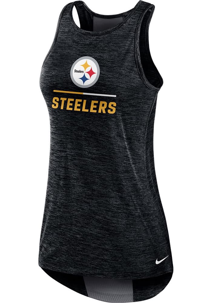 Nike / Women's Pittsburgh Steelers Dri-FIT Black Performance Tank Top