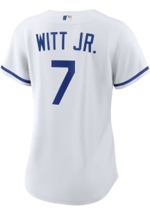 Bobby Witt Jr Kansas City Royals Womens Replica Home Jersey - White