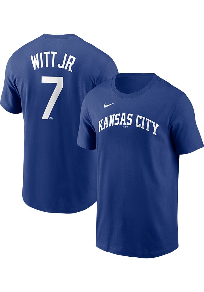 Cincy Shirts (Gravy Keg, Llc) Bobby Witt Jr Kansas City Royals Light Blue Bobby Witt Dont Quit Short Sleeve Fashion Player T Shirt, Light Blue, Size XL, Rally House