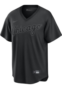 Chicago White Sox Mens Nike Replica Pitch Black Jersey - Black