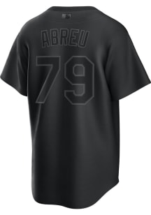 Jose Abreu Chicago White Sox Mens Replica Pitch Black Jersey - Black