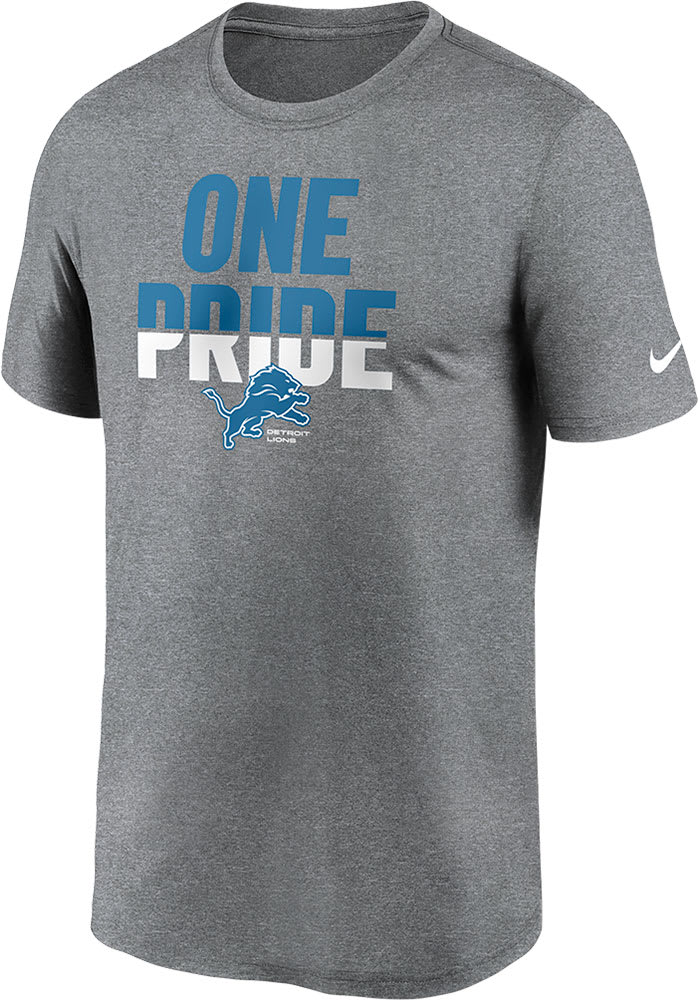 Nike Detroit Lions Grey Local Phrase Legend Long Sleeve T-Shirt