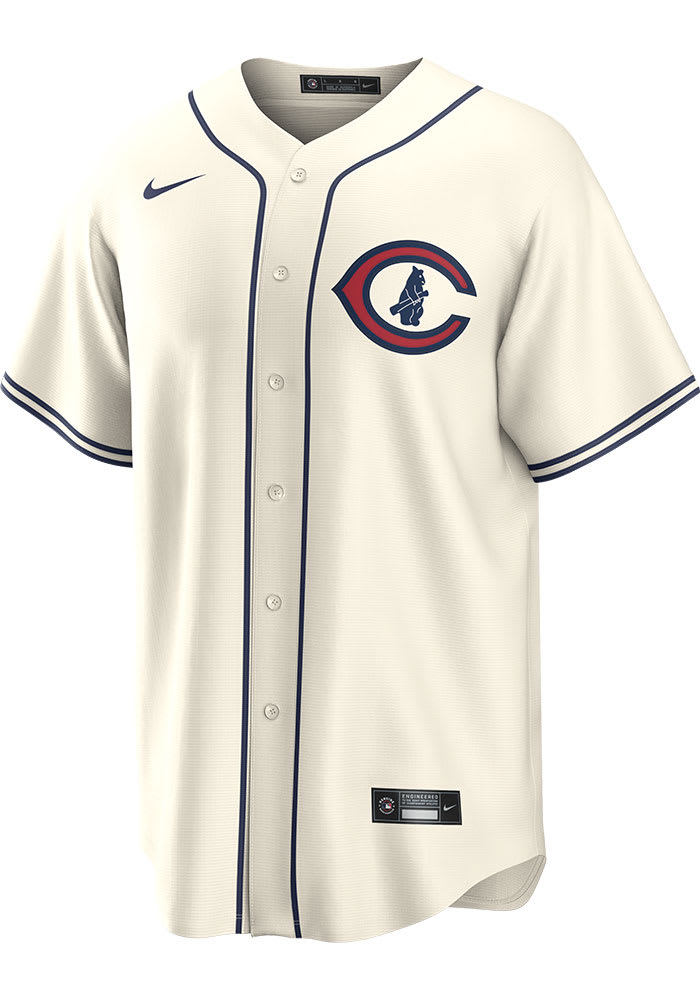 Chicago Cubs Mens Nike Replica Iowa Collection Jersey - White