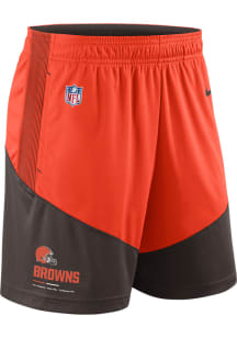 Nike Cleveland Browns Mens Orange KNIT Shorts