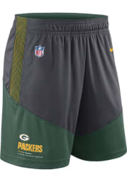 Nike Green Bay Packers Mens Grey KNIT Shorts