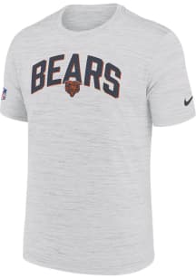 Nike Chicago Bears White SIDELINE VELOCITY Short Sleeve T Shirt