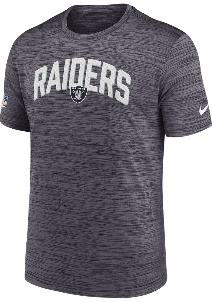 Nike Las Vegas Raiders Black SIDELINE VELOCITY Short Sleeve T Shirt