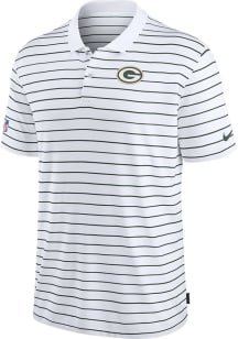 Nike Green Bay Packers Mens White VICTORY Short Sleeve Polo
