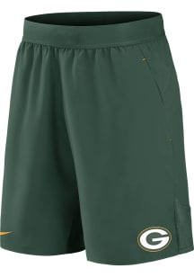 Nike Green Bay Packers Mens Green STRETCH WOVEN Shorts