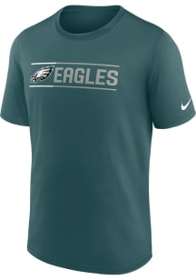 Nike Philadelphia Eagles Green EXCEED Short Sleeve T Shirt