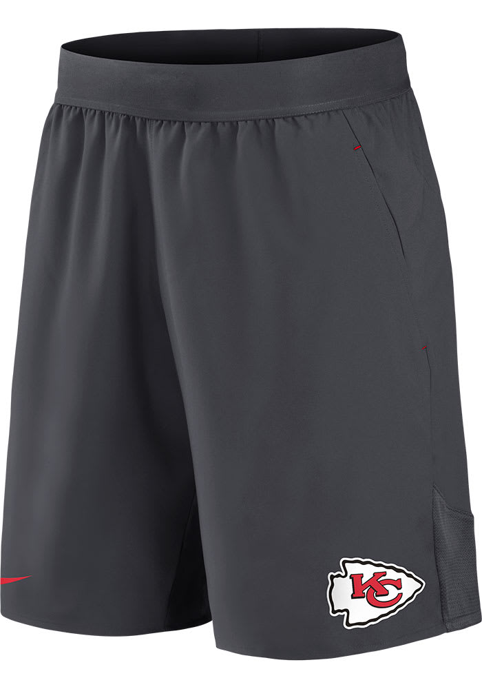 Nike Kansas City Chiefs Mens Grey STRETCH WOVEN Shorts