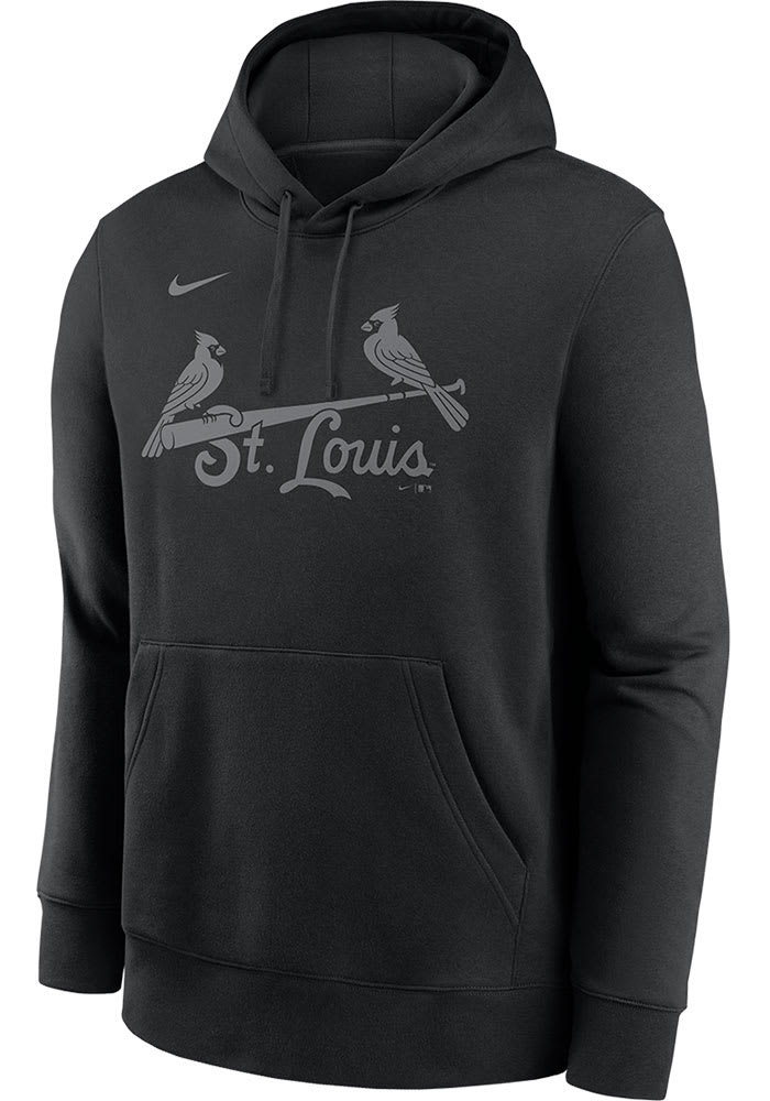 Nike St. Louis Cardinals Pitch Wordmark Club Fleece Pullover