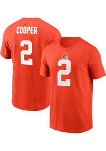Amari Cooper Cleveland Browns Orange Name Number Short Sleeve Player T Shirt