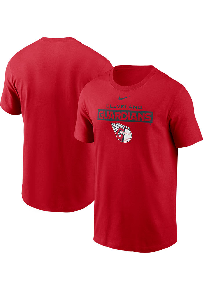 Cleveland Indians Nike Team Wordmark T-Shirt - Navy