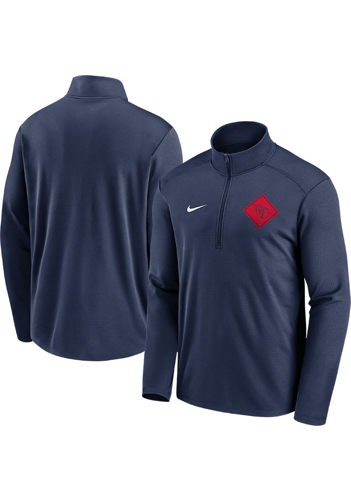 Nike Cleveland Guardians Mens NAVY Element Pullover - 17324701