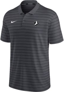 Nike Chicago White Sox Mens Black AC SS STRIPED POLO - CITY CONNECT Short Sleeve Polo