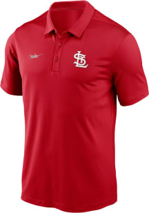 Nike St Louis Cardinals Mens Red COOPERSTOWN REWIND FRANCHISE POLO Short Sleeve Polo