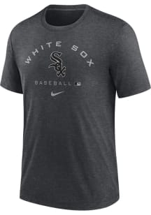 Nike Chicago White Sox Charcoal DRI-BLEND EARLY WORK Short Sleeve Fashion T Shirt