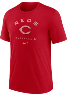 Nike Cincinnati Reds Red DRI-BLEND EARLY WORK Short Sleeve Fashion T Shirt