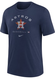 Nike Houston Astros Navy Blue DRI-BLEND EARLY WORK Short Sleeve Fashion T Shirt