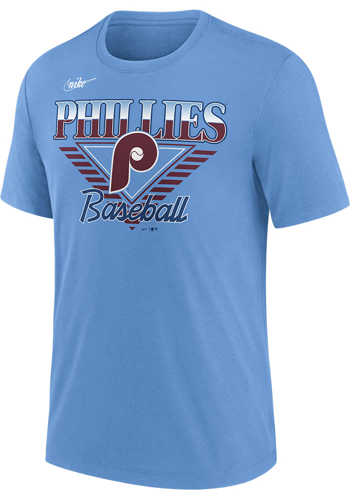 Philadelphia Phillies Womens Tie Dye T-Shirt - Light Blue