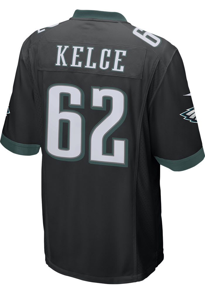 Jason Kelce Philadelphia Eagles Alternate Game Jersey - Black
