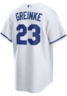Zack Greinke Kansas City Royals Mens Replica Home Jersey - White