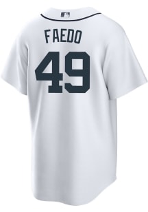 Alex Faedo Detroit Tigers Mens Replica Home Jersey - White