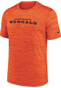 Nike Cincinnati Bengals Orange Sideline Team Velocity Short Sleeve T Shirt