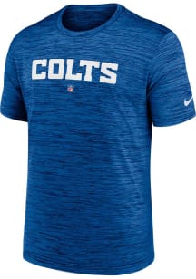 Nike Indianapolis Colts Grey Sideline Team Velocity Short Sleeve T Shirt