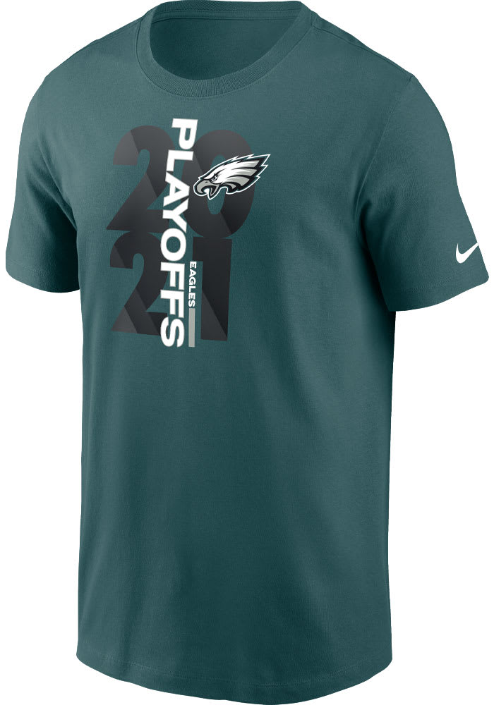 Nike Philadelphia Eagles Teal Playoff Participant Short Sleeve T Shirt